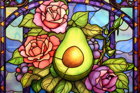Thumbnail for Dreamy Avocado Among Roses