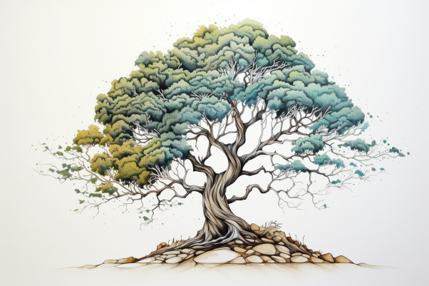 Watercolor Tree