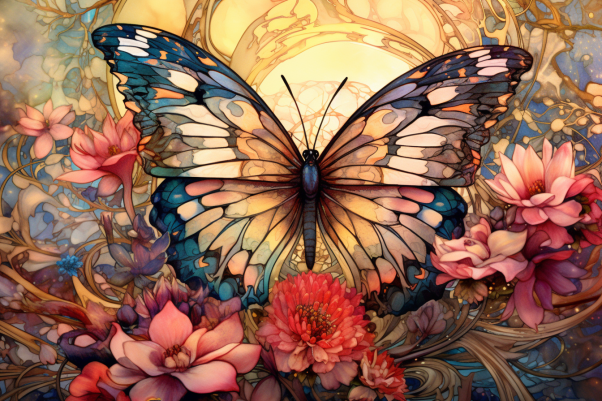 Dreamy Graceful Butterfly