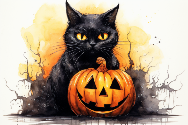 Black Cat Halloween