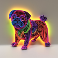 Thumbnail for Electric, Neon Pug