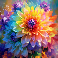 Thumbnail for Dreaming Of Rainbow Dahlias