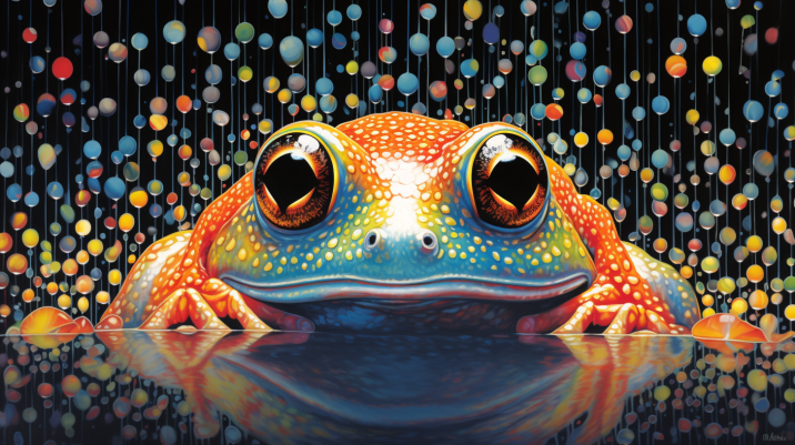 Hello Frog  Paint by Numbers Kit