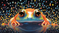 Thumbnail for Hello Frog  Paint by Numbers Kit