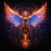 Thumbnail for Mesmerizing Glowing Abstract Angel