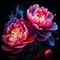 Thumbnail for Pink Peonies And Stars