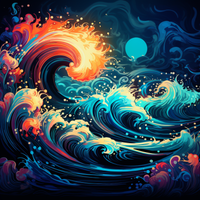 Thumbnail for Abstract Wild Waves
