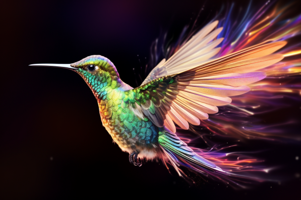 Magical Hummingbird Paint by Numbers Kit