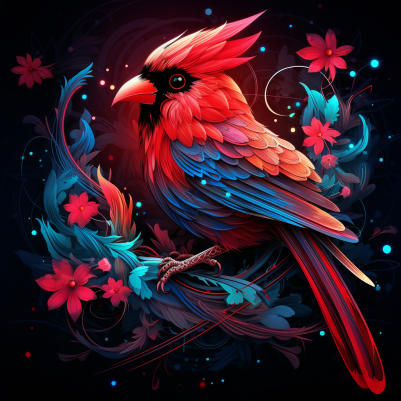 Pretty Abstract Cardinal