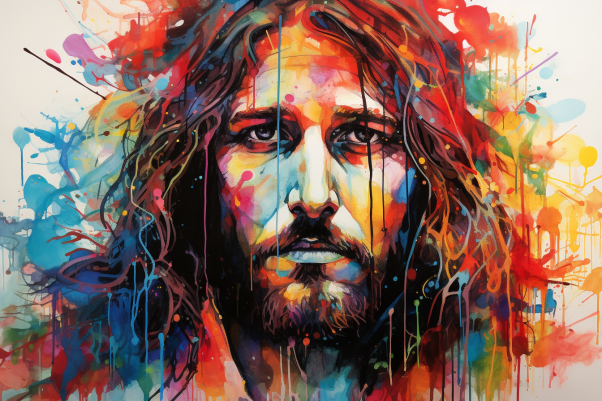 Sweet Caring Jesus  Paint by Numbers Kit