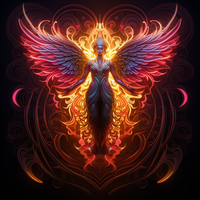 Thumbnail for Mesmerizing Bright Glowing Abstract Angel