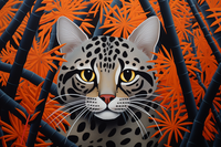 Thumbnail for Bold Bengal Kitty  Paint by Numbers Kit