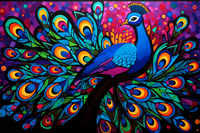 Thumbnail for Beautifully Vibrant Peacock