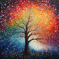 Thumbnail for Tree And Bursts Of Colors