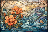Thumbnail for Graceful Ocean And Waves  Paint by Numbers Kit