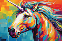 Thumbnail for Unicorn Of Many Colors  Paint by Numbers Kit