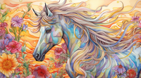 Thumbnail for Daydreaming Of A Horse Among Flowers