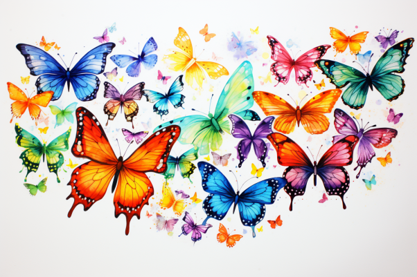 Butterfly Party  Paint by Numbers Kit