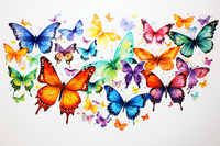 Thumbnail for Butterfly Party  Paint by Numbers Kit