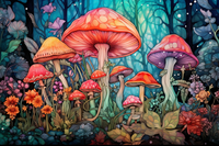 Thumbnail for Graceful Mushrooms Majestic Night