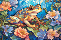 Thumbnail for Groovy Frog And Flowers