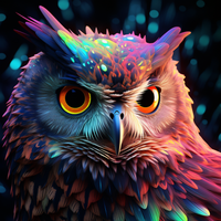 Thumbnail for Mesmerizing Owl Closeup