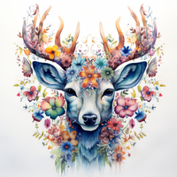 Thumbnail for Featuring A Deer Covered In Flowers