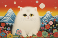 Thumbnail for Fluffy White Persian Cat  Paint by Numbers Kit