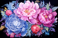 Thumbnail for Peonies Shinning In The Dark