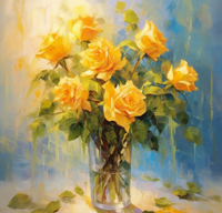 Thumbnail for Freshly Picked Yellow Roses