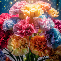 Thumbnail for Light Shinning Down On A Bouquet Of Carnations