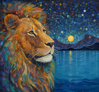 Thumbnail for Lion And Lake At Night