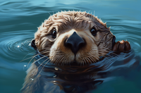 Thumbnail for Peek-A-Boo Sea Otter
