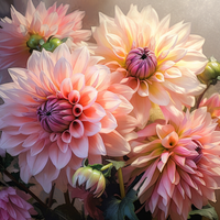 Thumbnail for Pretty Pastel Pink Dahlia Flowers