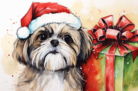Thumbnail for Christmas Shih Tzu Dog