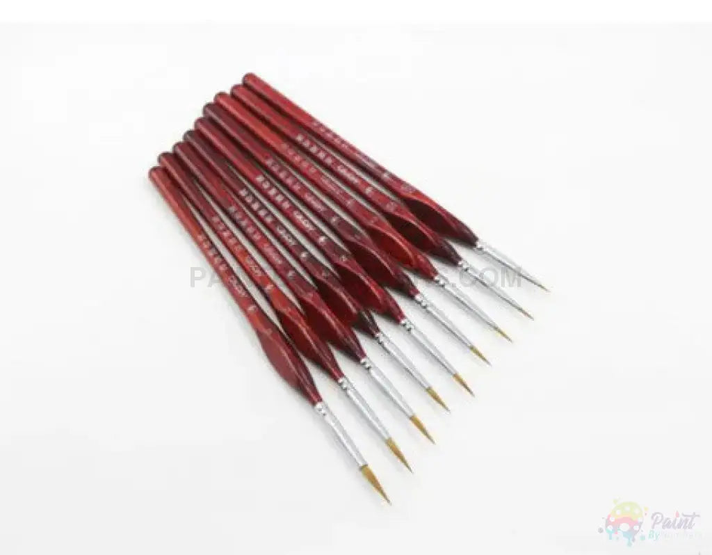7 Pcs Extra Fine High Quality Paint Brushes