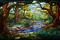 Thumbnail for Nature Path On Stained Glass
