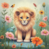 Thumbnail for Magical Garden And A Baby Lion