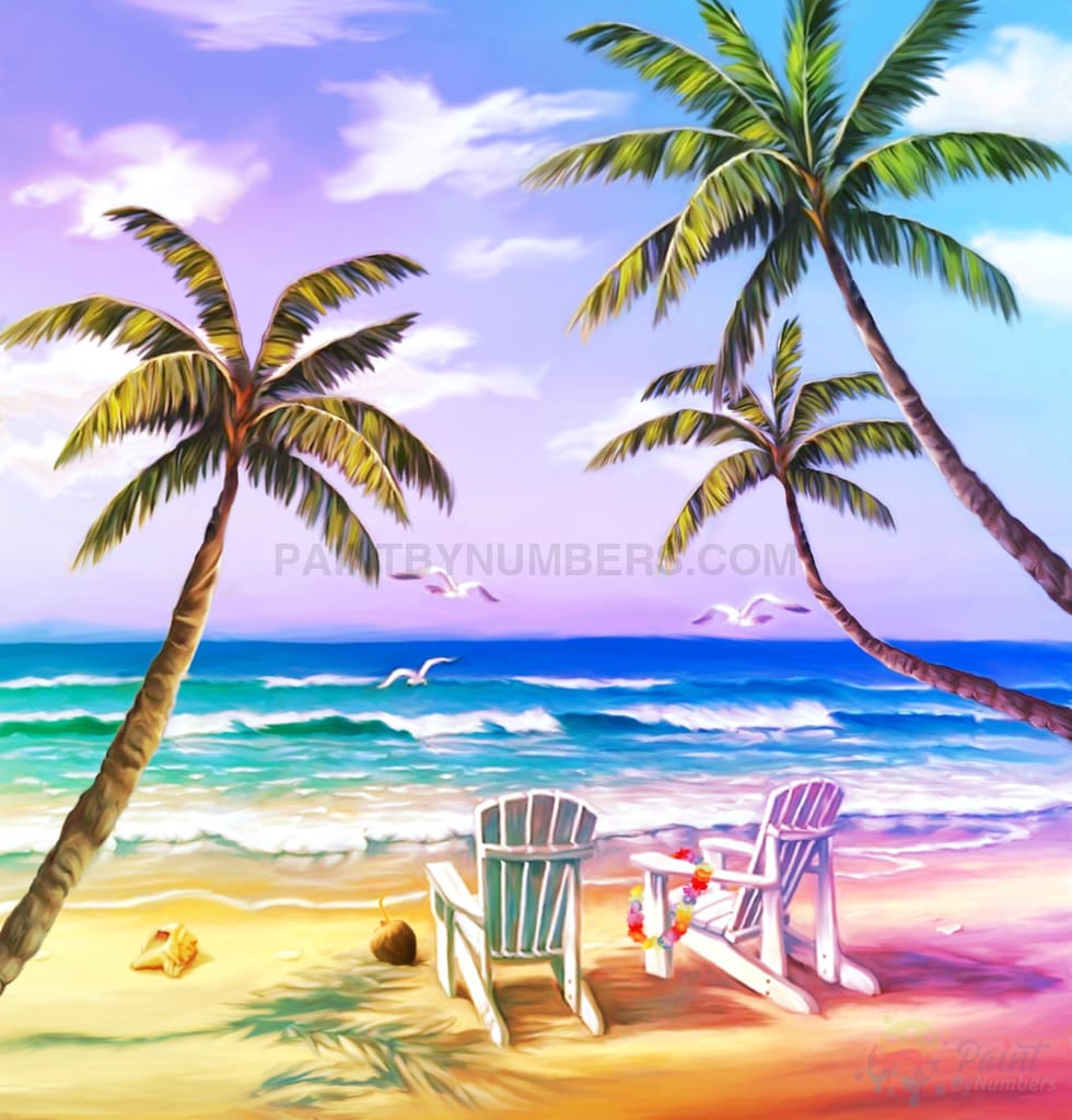 Beach Times Paint By Numbers Kit