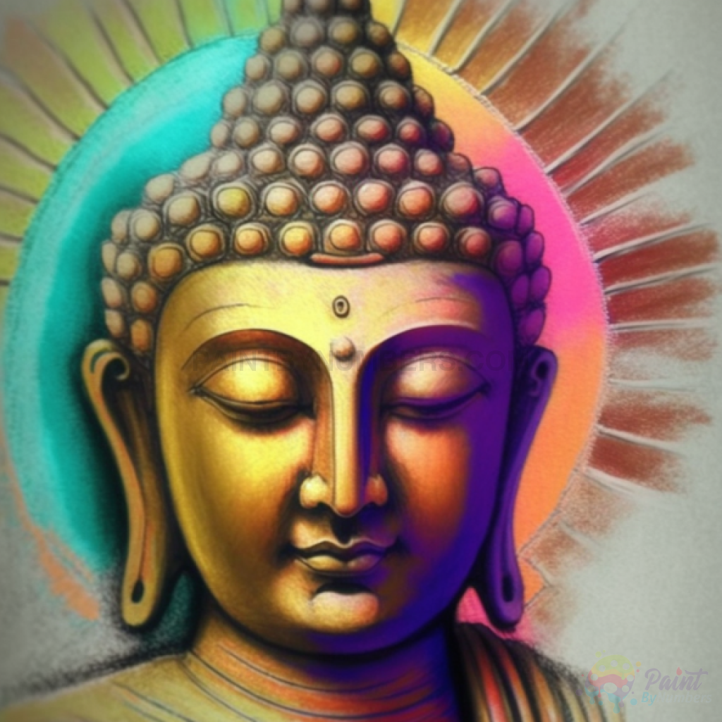 Buddha Glow Paint By Numbers Kit