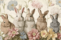 Thumbnail for Bunny Party Painting By Numbers Kit