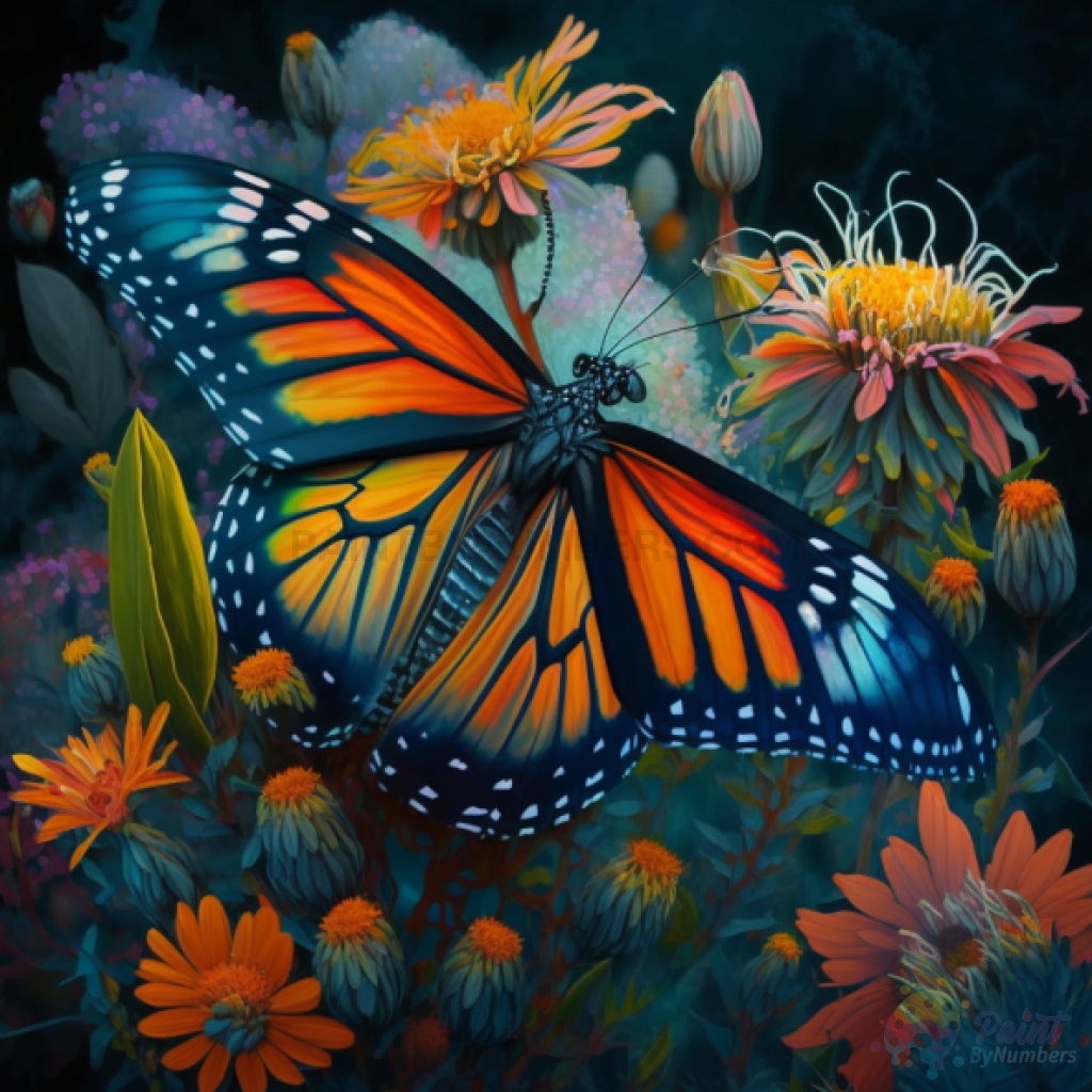 Flowery Gnome Paint By Numbers Kit