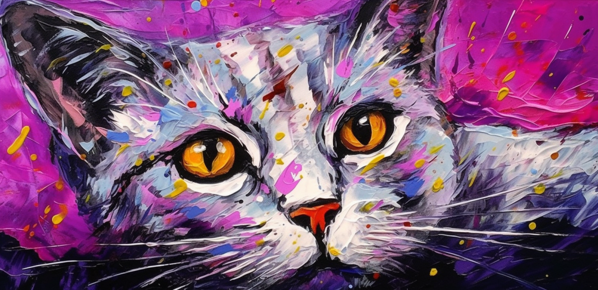 Cat Pop Art