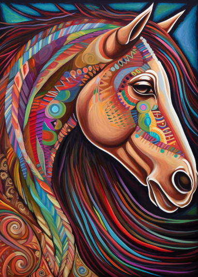 Colorful Horse Spirit