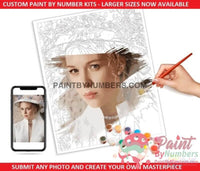 Thumbnail for Custom Paint By Numbers Kit - Upload Any Photo Full Frame 30X40Cm