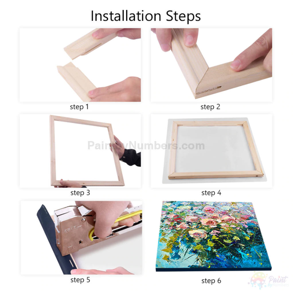 Free Diy Paint By Number Frames - Just Pay Shipping
