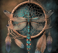 Thumbnail for Dragonfly Dream Catcher Paint By Numbers Kit For Adults