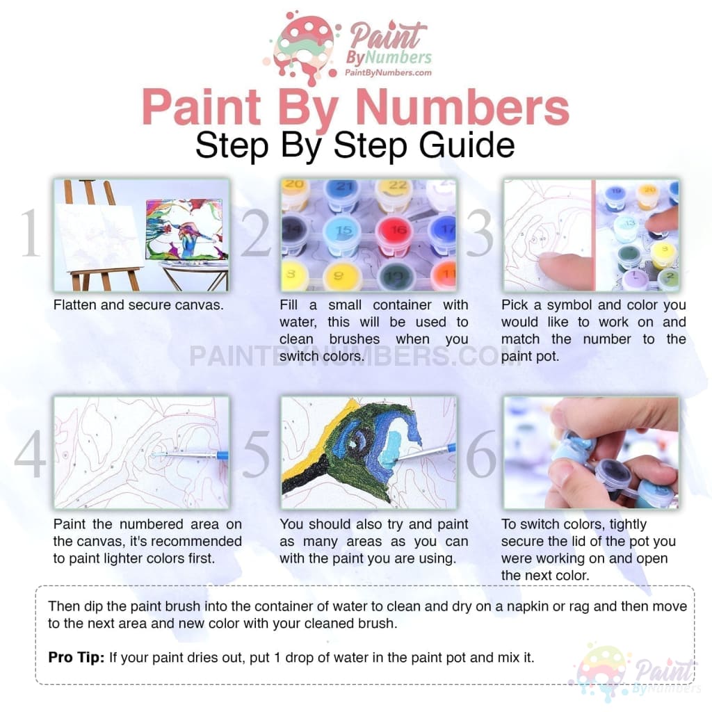 Easter Bunny Paint By Numbers Kit