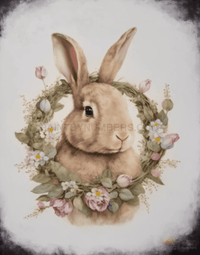 Thumbnail for Easter Bunny Wreath Painting By Numbers Kit