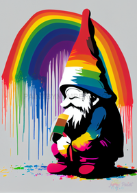 Thumbnail for Gnome Under The Rainbow Paint By Numbers Kit For Adults